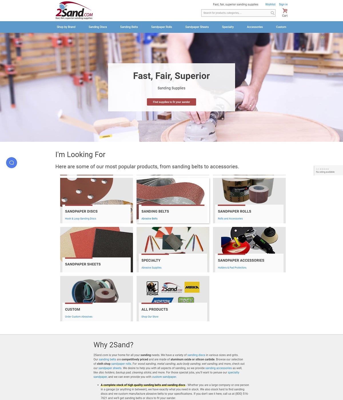 2Sand on BigCommerce