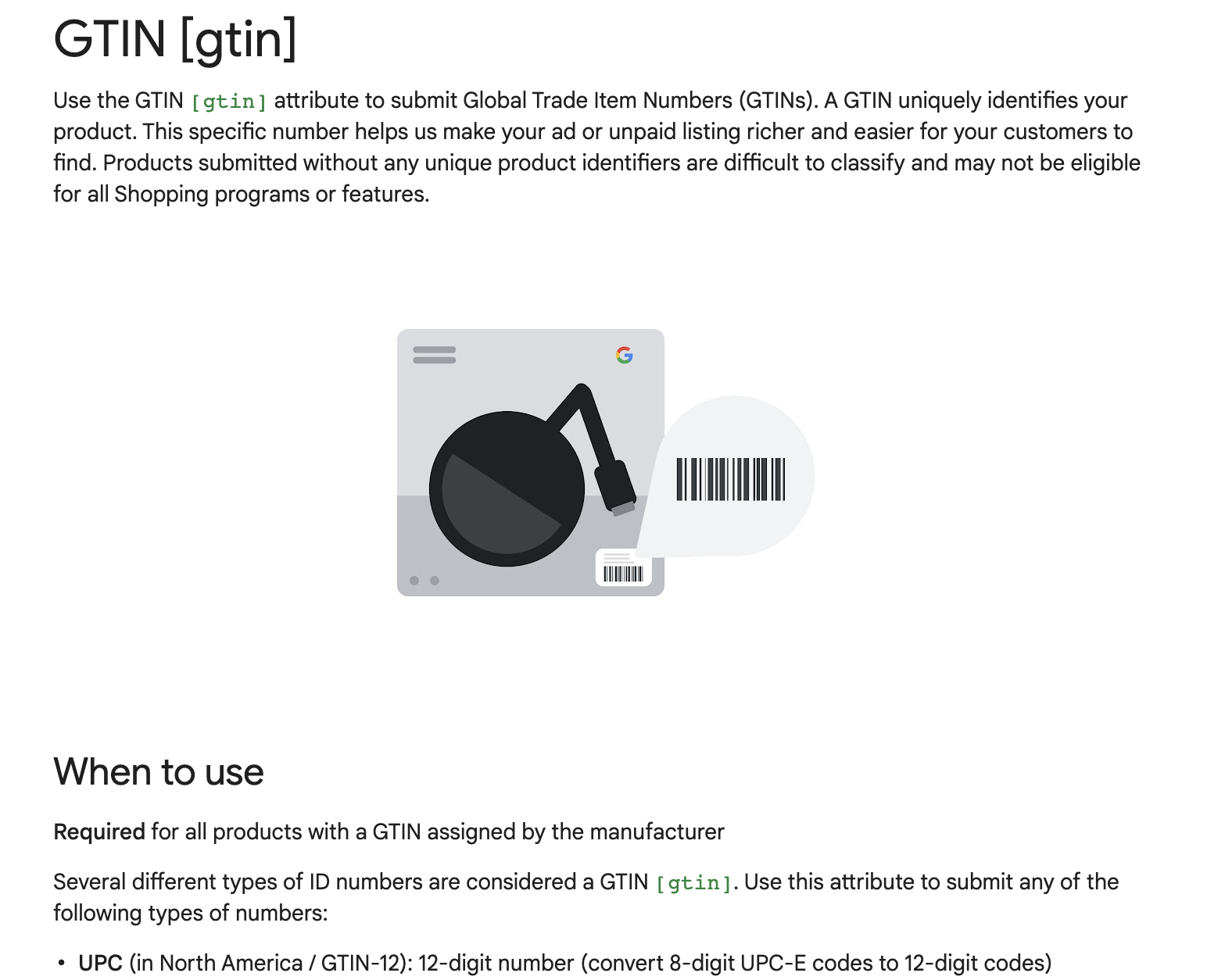 Invalid GTIN Google Merchant Center